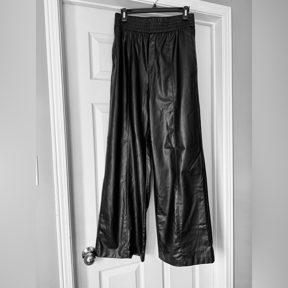 NWT Zara Faux Leather Pants - Picture 4 of 11